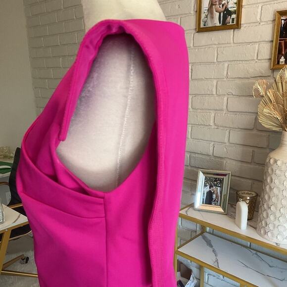 NWT John Paul Ataker New York Pink Fuschia Tunic Top Size 4 - Picture 4 of 13